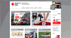 Desktop Screenshot of drk-kv-donaueschingen.de